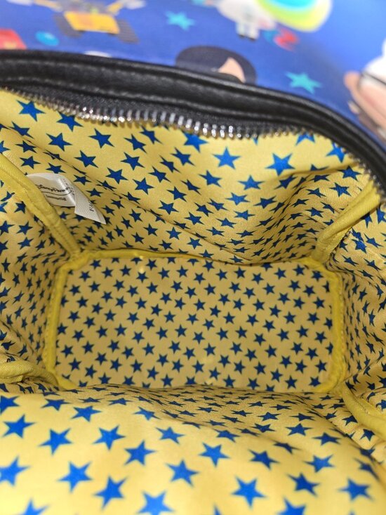 Disney Parks Loungefly Pixar Character All Over Print Mini Backpack Blue main image 8